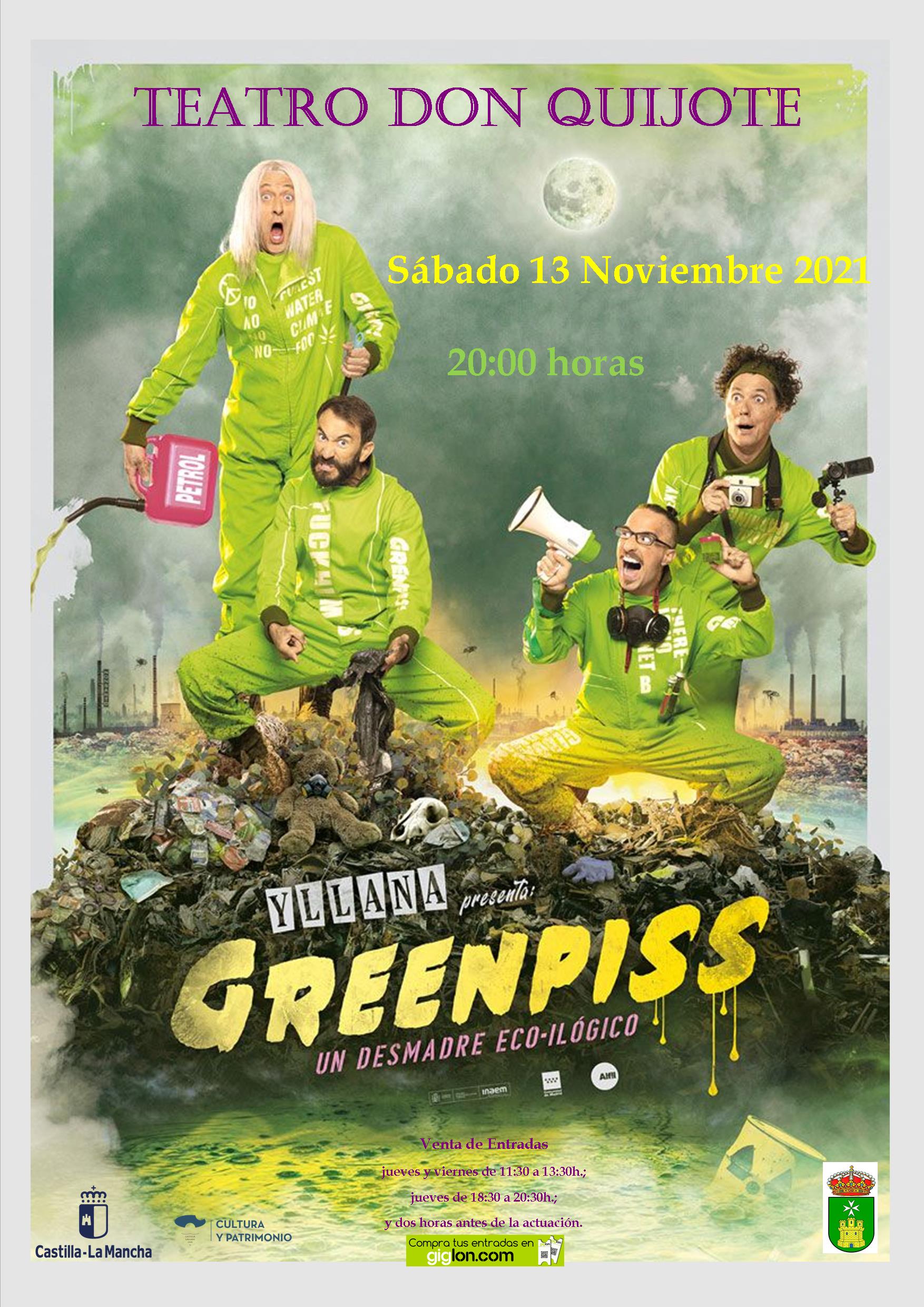 Greenpiss «un desmadre eco-ilogico», de Yllana