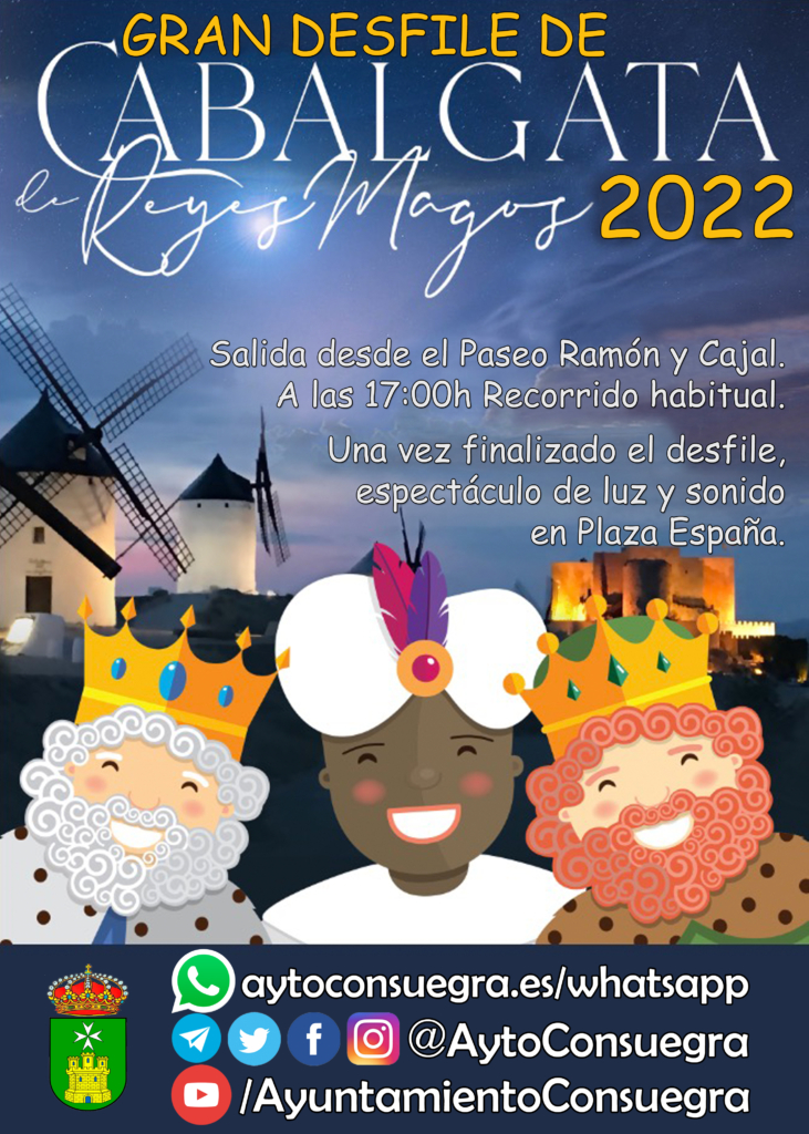 Cabalgata de Reyes Consuegra 2022