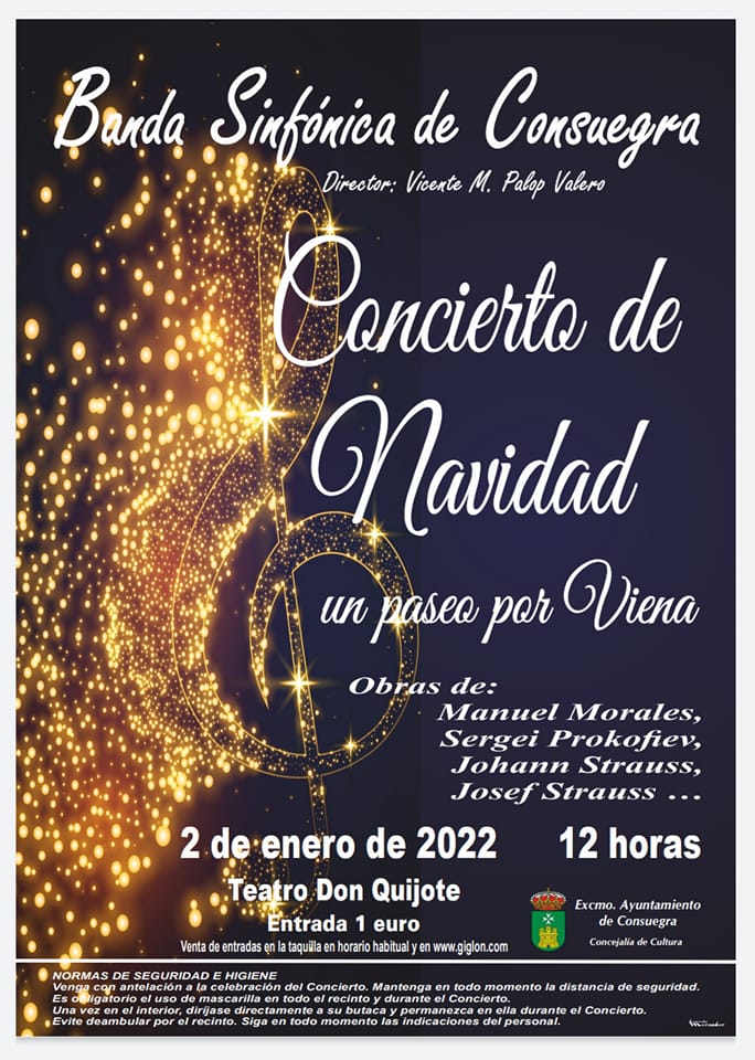 Concierto de Navidad 2021/2022 Banda Sinfónica de Consuegra