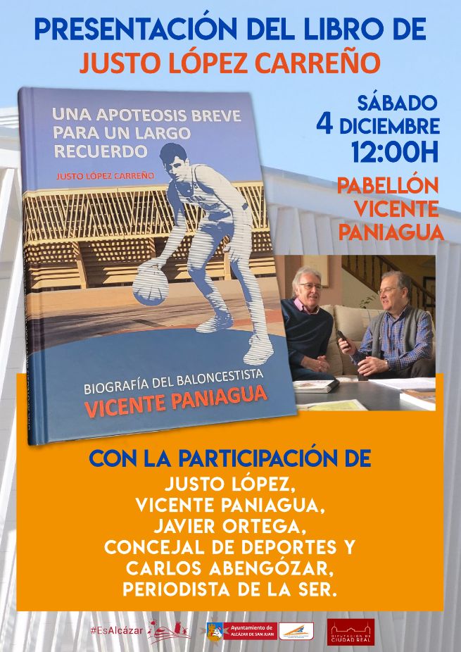 Justo López presentará su libro “Una apoteosis breve para un largo recuerdo”, la biografía de Vicente Paniagua