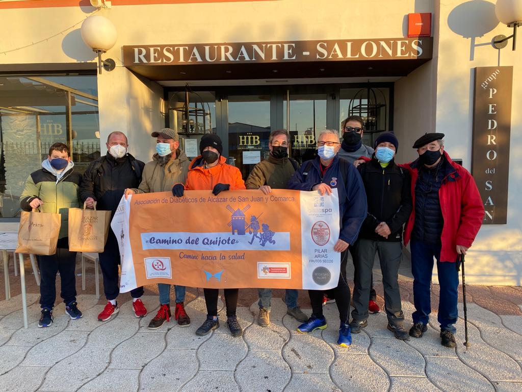 La Asociación de Diabéticos y el ayuntamiento ponen en marcha la I Etapa del Camino del Quijote