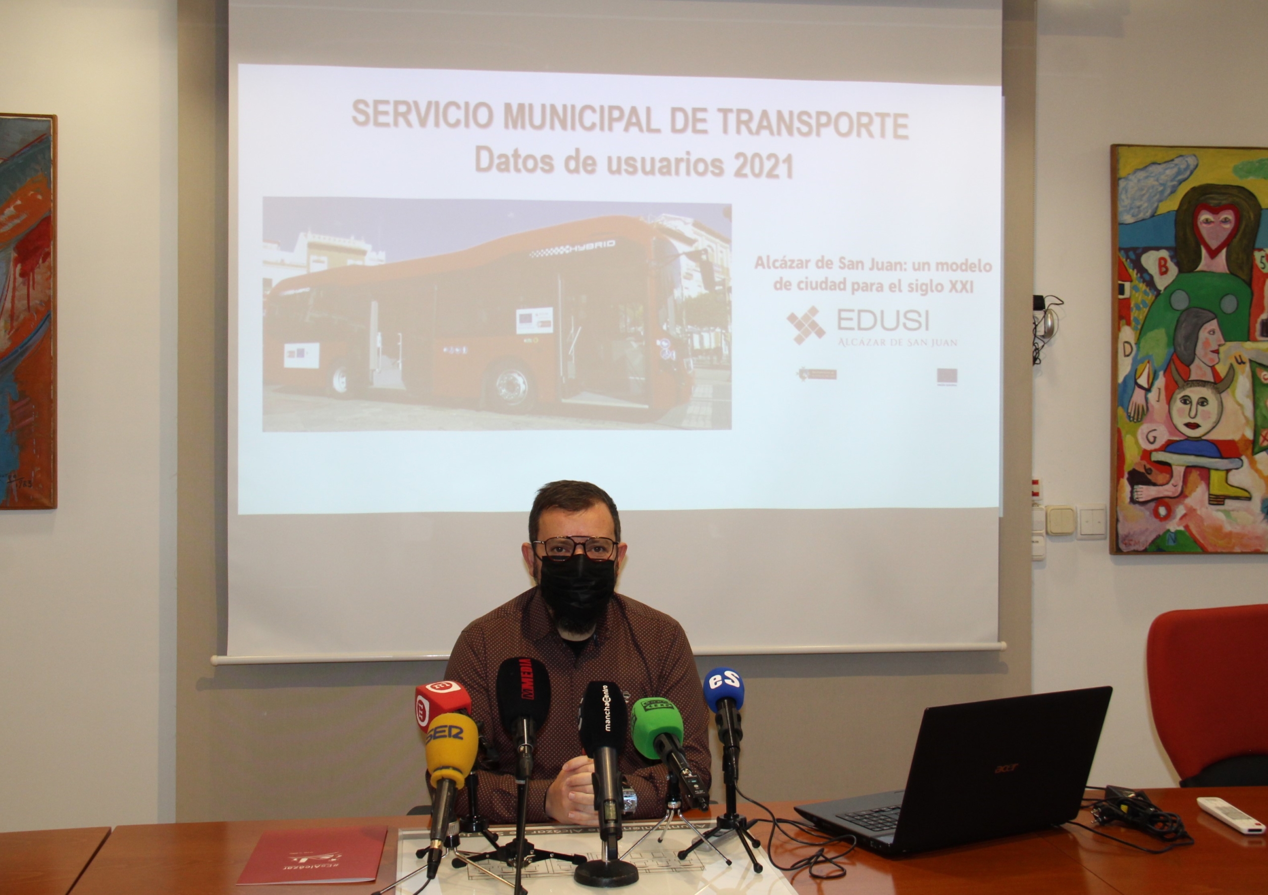 Cerca de 95.000 usuarios utilizaron los autobuses municipales en 2021