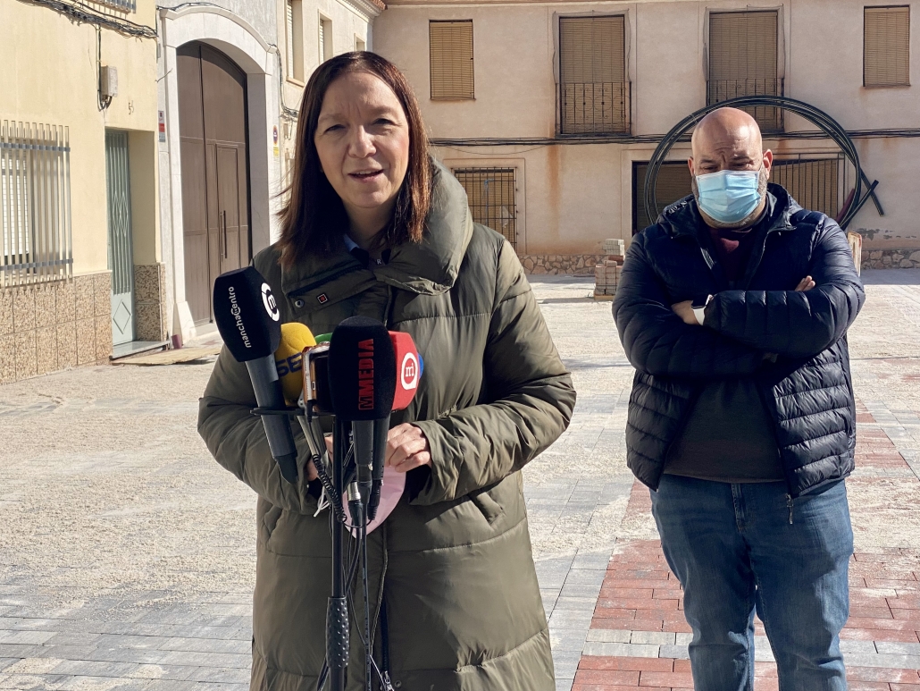Las obras de las Plazas de la Bolsa, la Justa y del Ángel finalizarán en abril