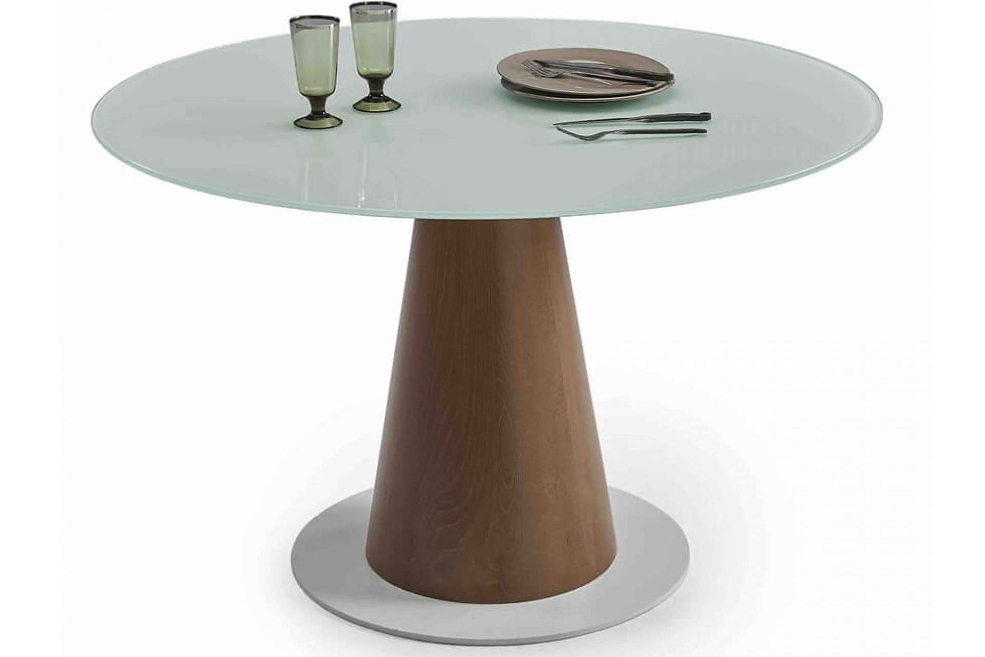 Las mesas redondas con tapa de cristal para comedores modernos y acogedores de Home and Relax