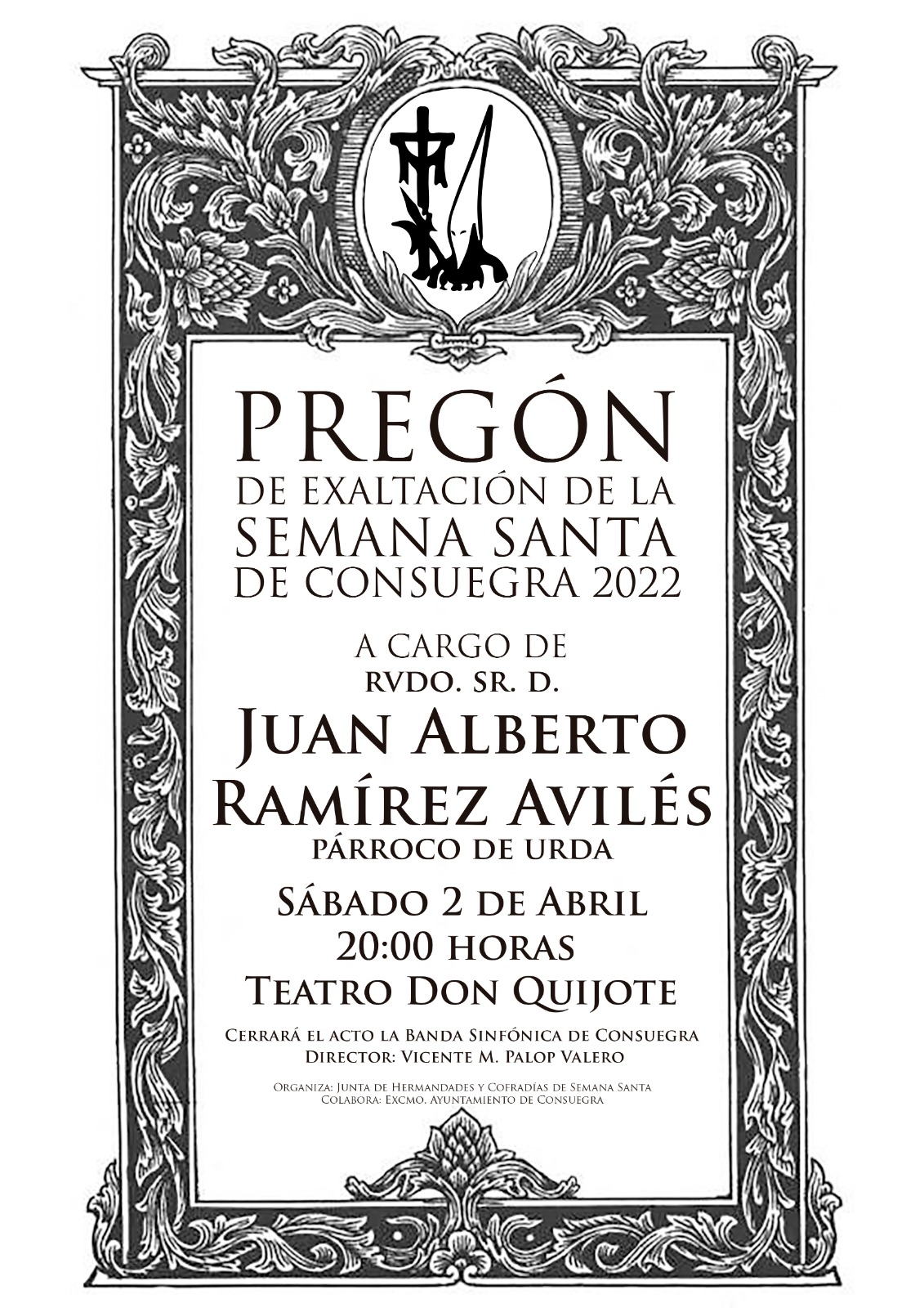 Pregón y Concierto de Semana Santa Consuegra 2022