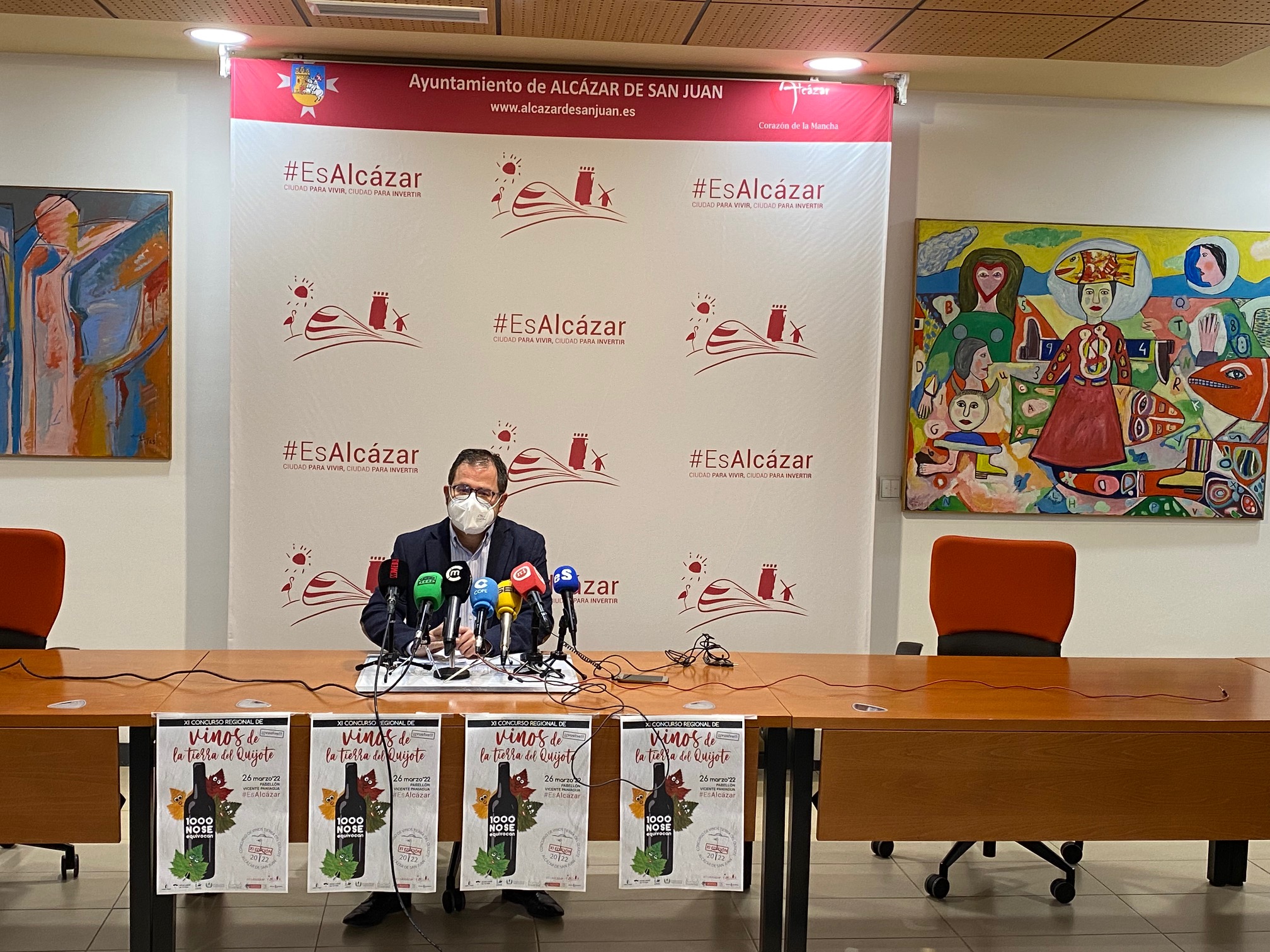 Presentadas las novedades del XI Concurso Regional de Vinos “Tierra del Quijote”, que se celebrará en el pabellón Vicente Paniagua