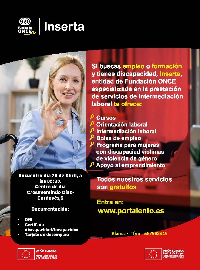 Charla informativa INSERTA EMPLEO