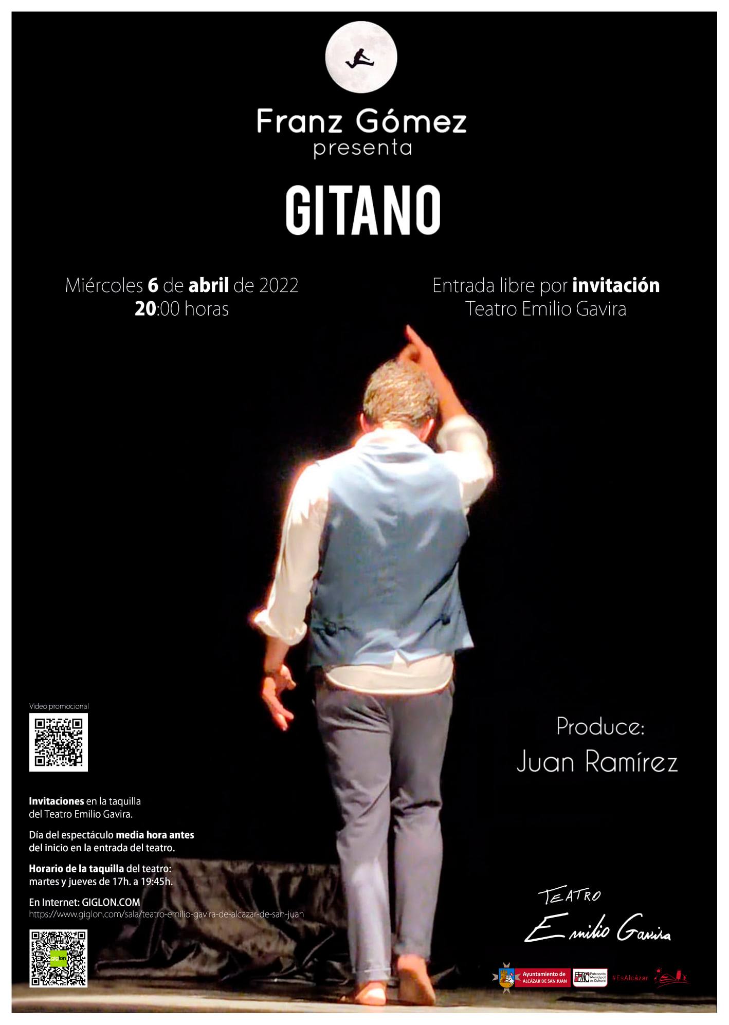 Representación de “Gitano” en el Teatro Emilio Gavira