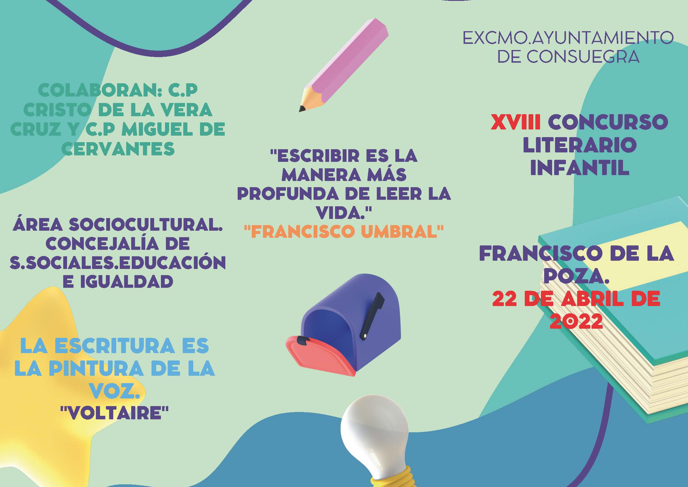 XVIII Concurso Literario Infantil «Francisco de la Poza» 2022