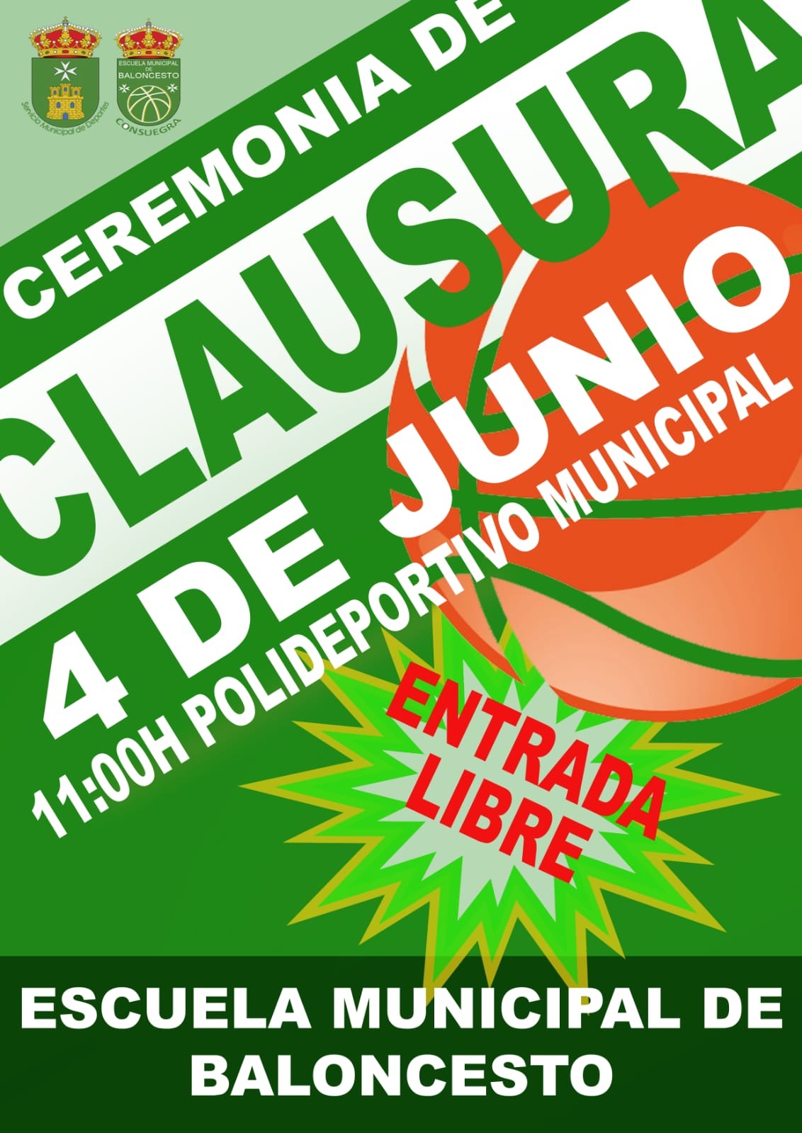 Cierre de la temporada 2021/2022 Escuela Municipal de Baloncesto