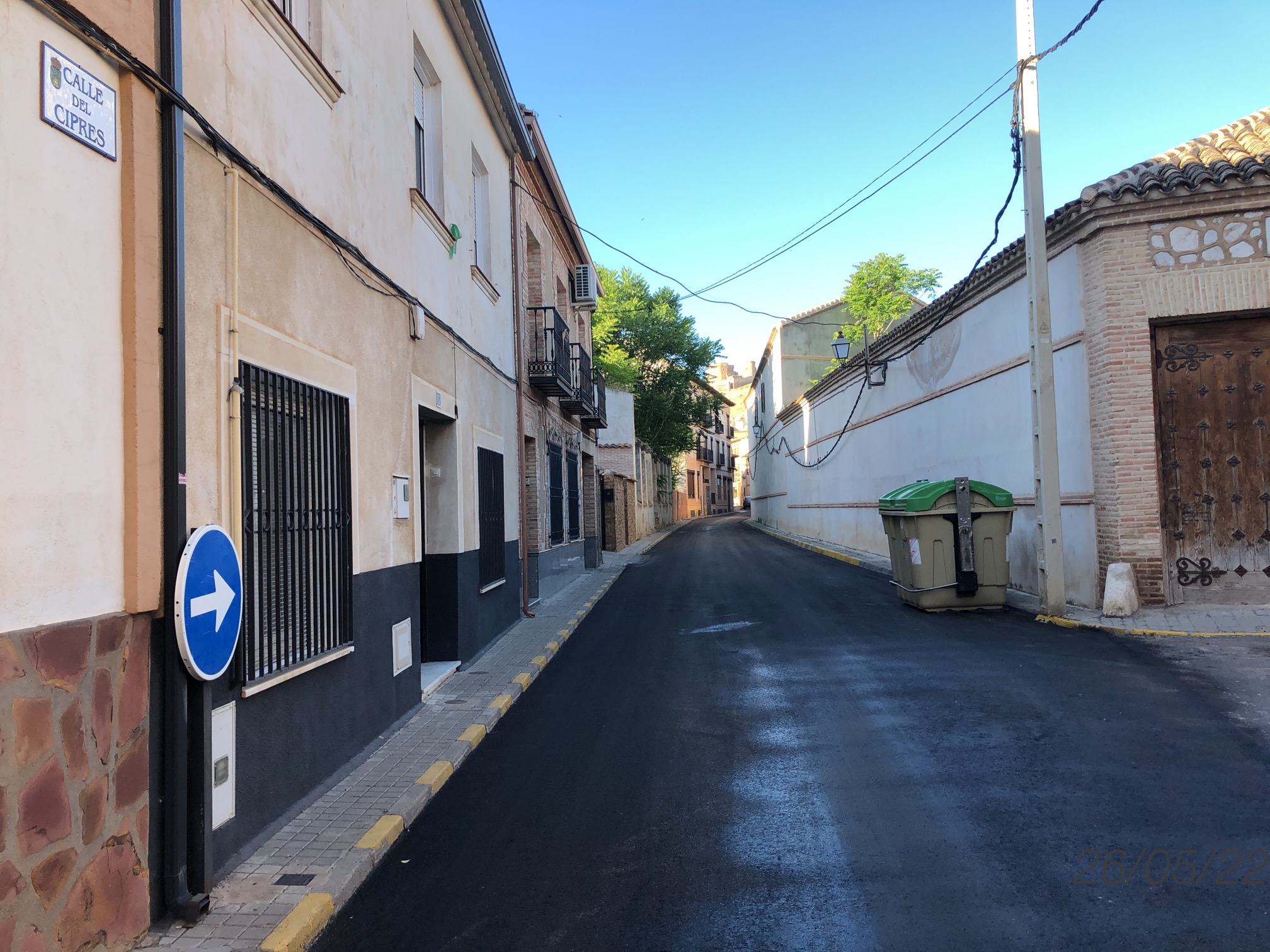 Finalizan las obras de asfaltado en varias vías públicas de Consuegra