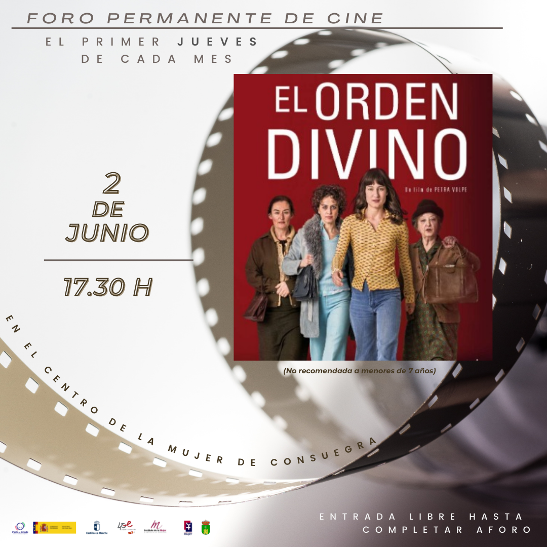 Foro de cine Centro de la Mujer «El Orden Divino» (jueves 2 de junio)