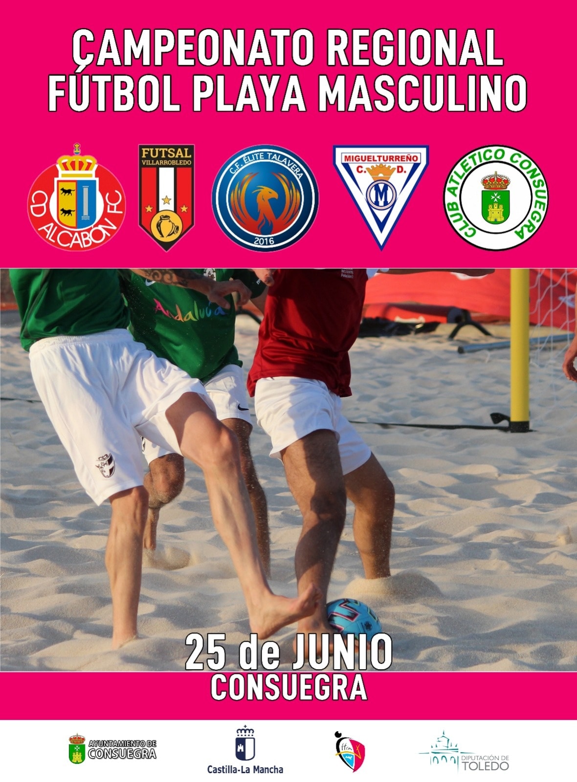 Fútbol playa en Consuegra