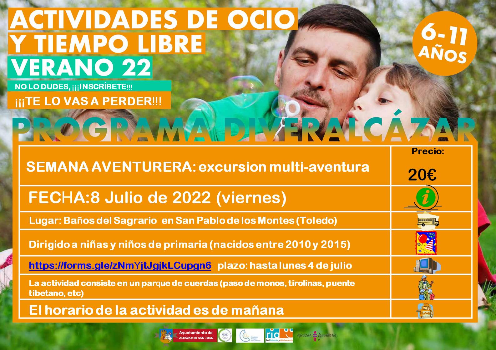 QUEDAN PLAZAS LIBRES a la Excursión a «Baños de Sagrario» en San Pablo de los Montes el 8 de julio.