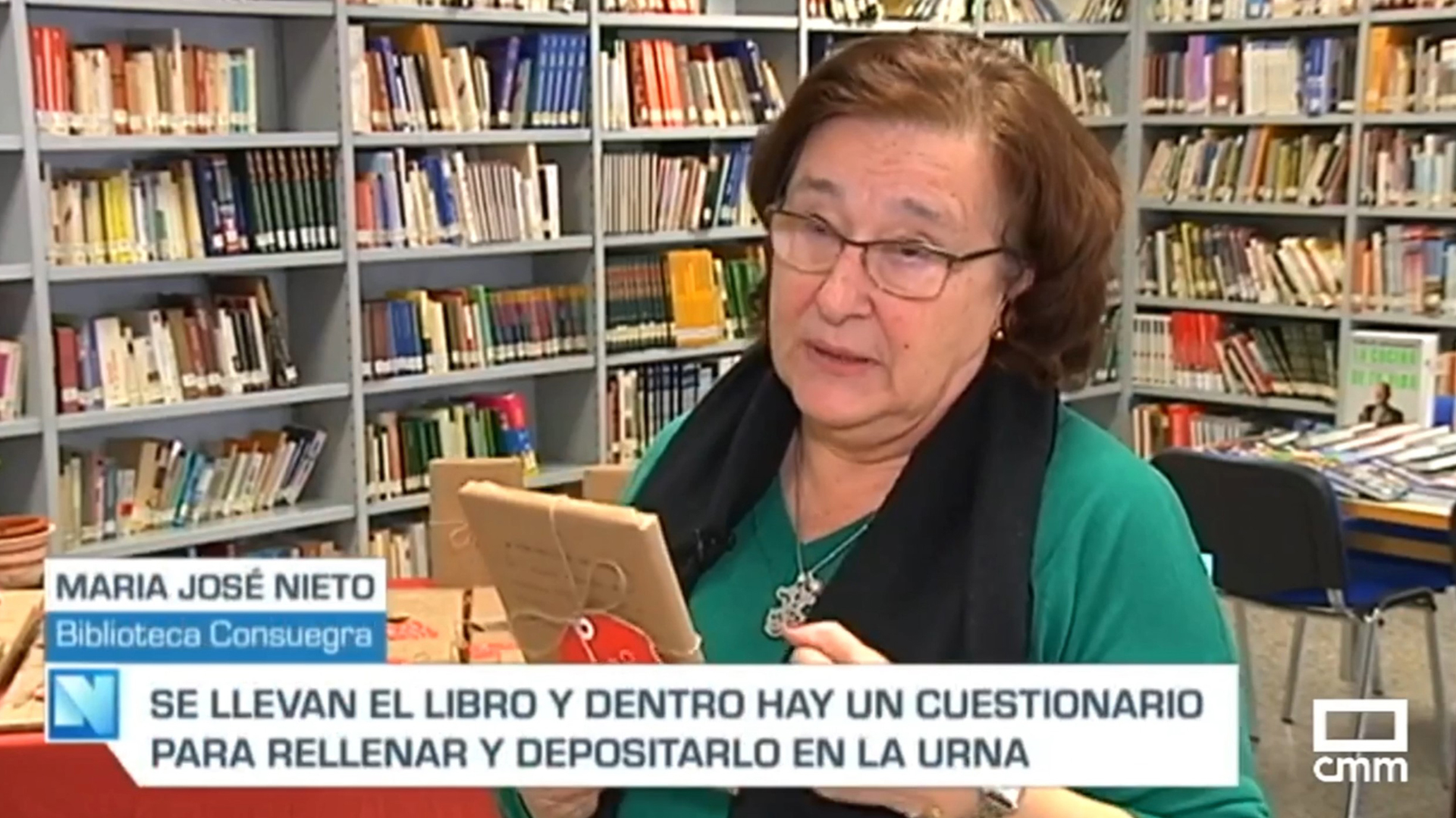 Cita a ciegas con un libro. Iniciativa de la biblioteca de Consuegra