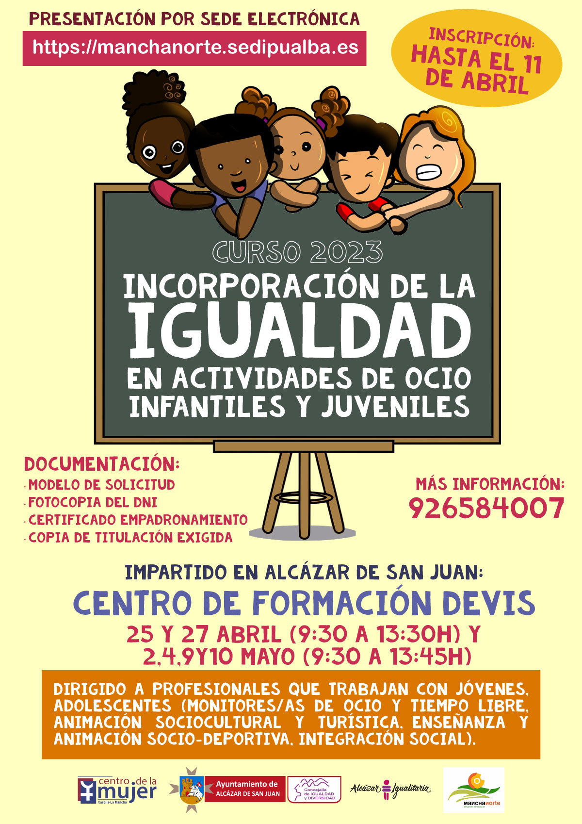 El Centro de la Mujer pone en marcha un nuevo curso dirigido a profesionales que trabajan con jóvenes y adolescentes