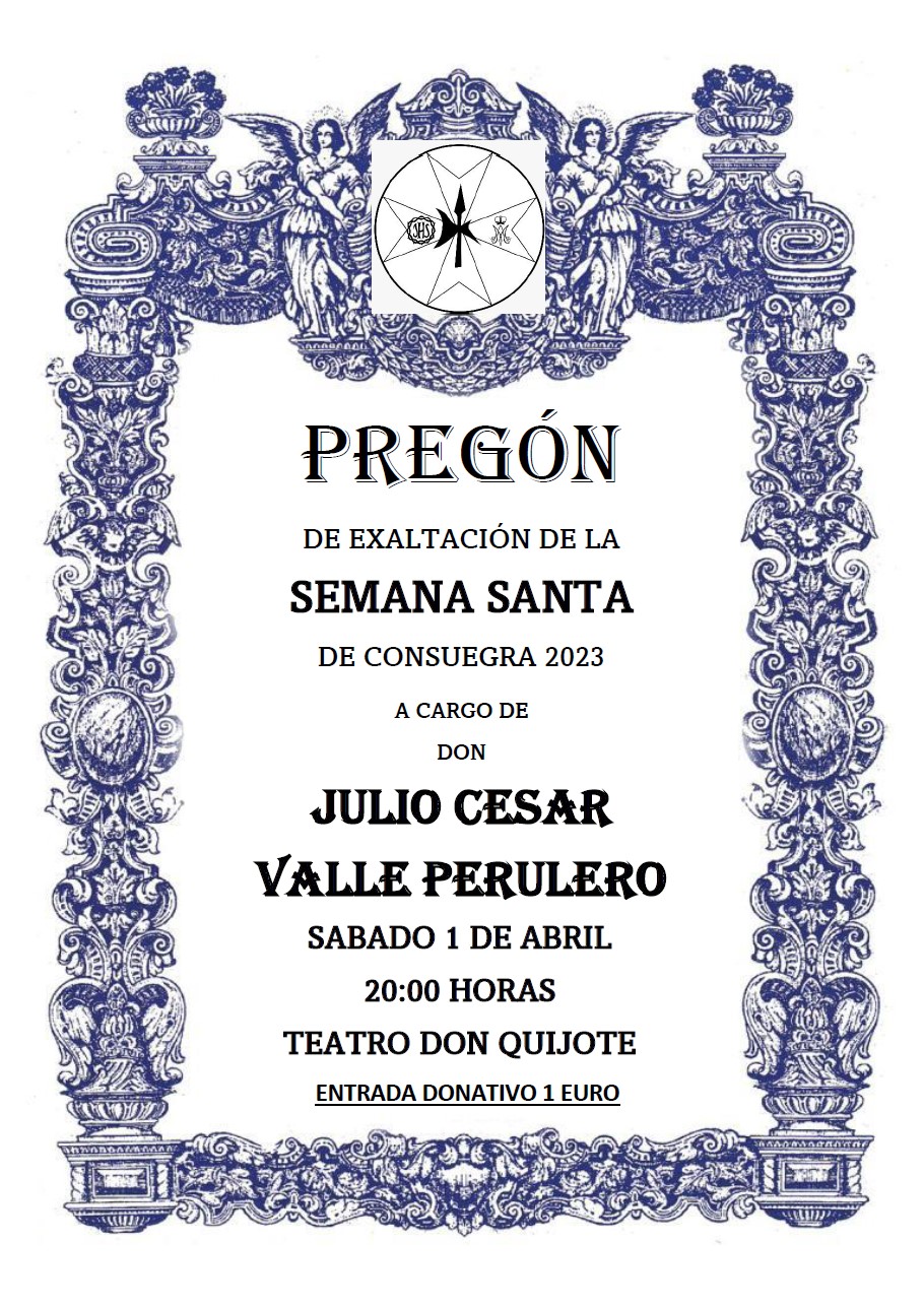Pregón de Semana Santa Consuegra 2023