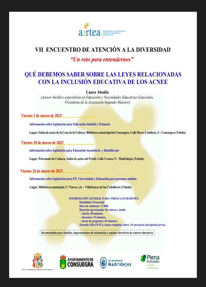 VII Encuentro de atención a la diversidad "UN RETO PARA ENTENDERNOS"