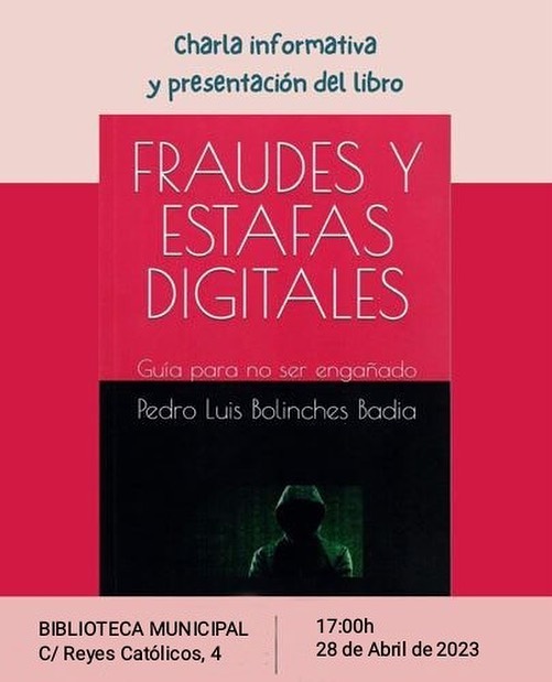 Charla y presentación del libro «Fraudes y estafas digitales»