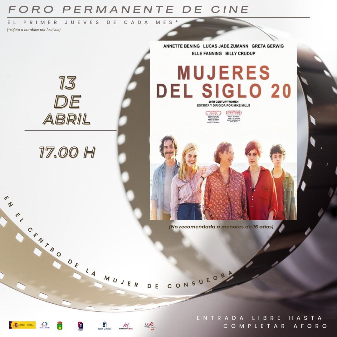 Foro de cine Centro de la Mujer «CINCO LOBITOS», próximo jueves 4 de mayo.