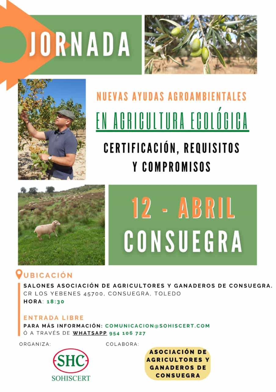 Jornada informativa «NUEVAS AYUDAS AGROAMBIENTALES»