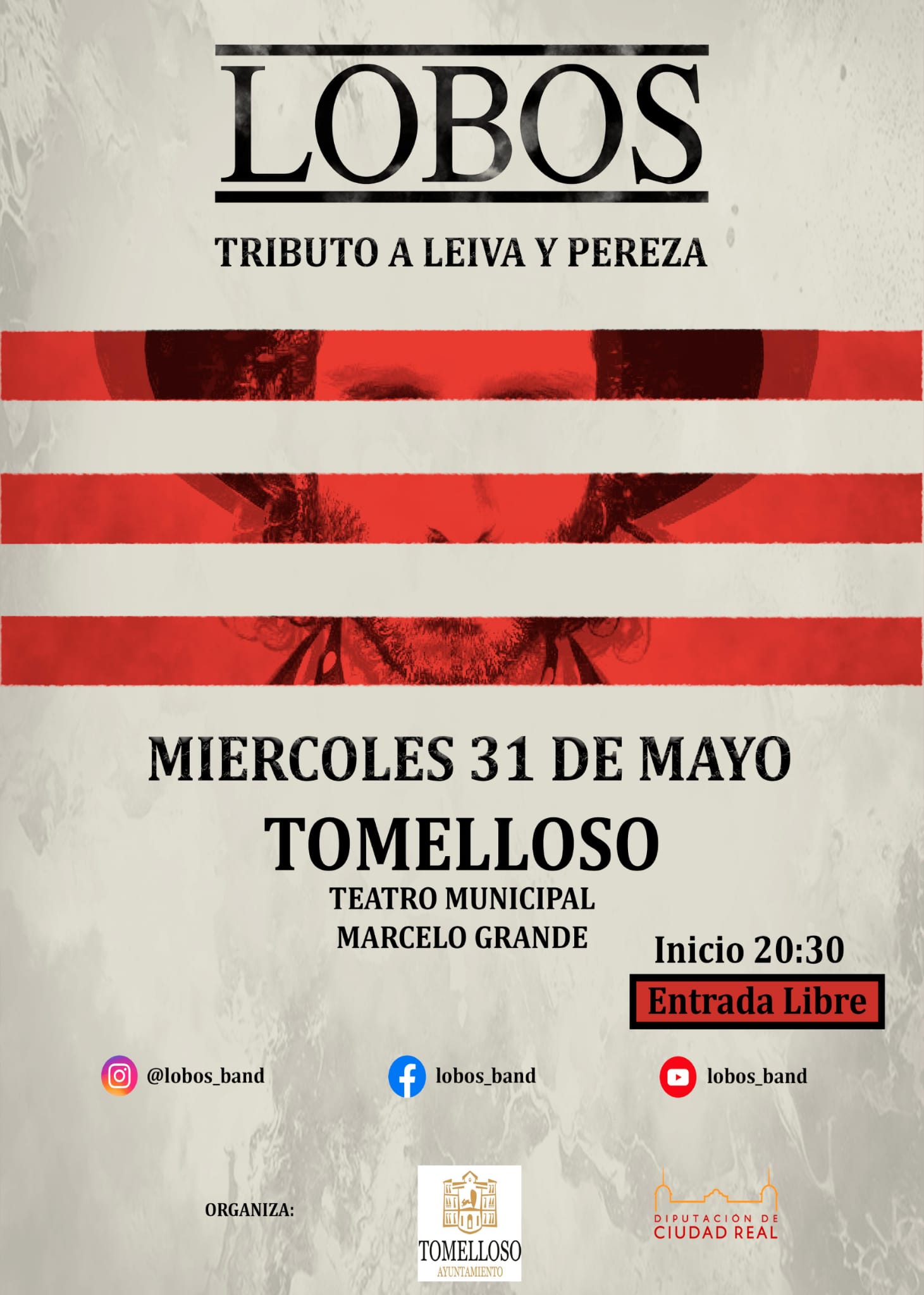 El Marcelo Grande acogerá un concierto tributo a Leiva este miércoles