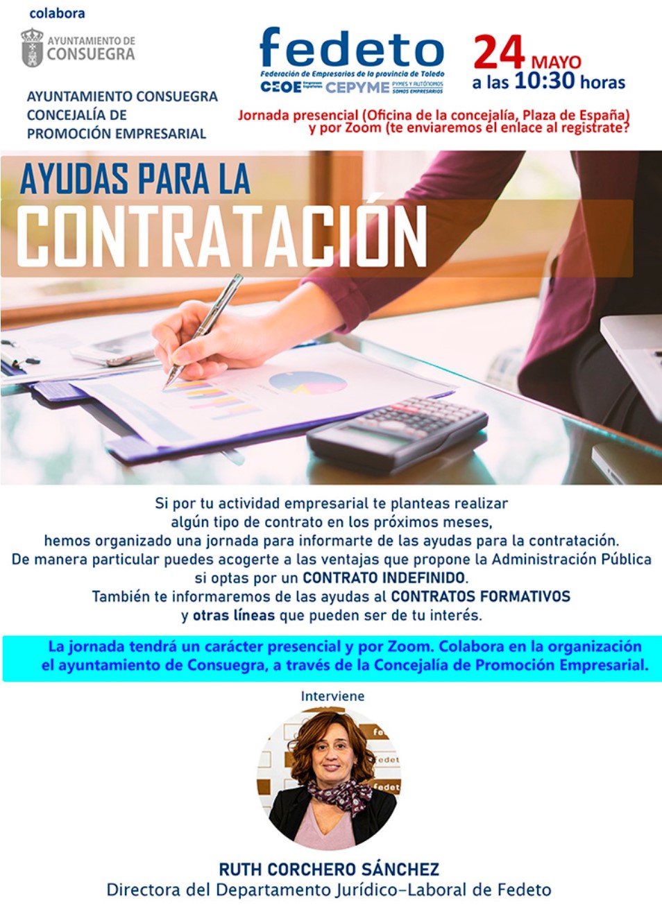 FEDETO. Jornada formativa «Ayudas a la contratación»