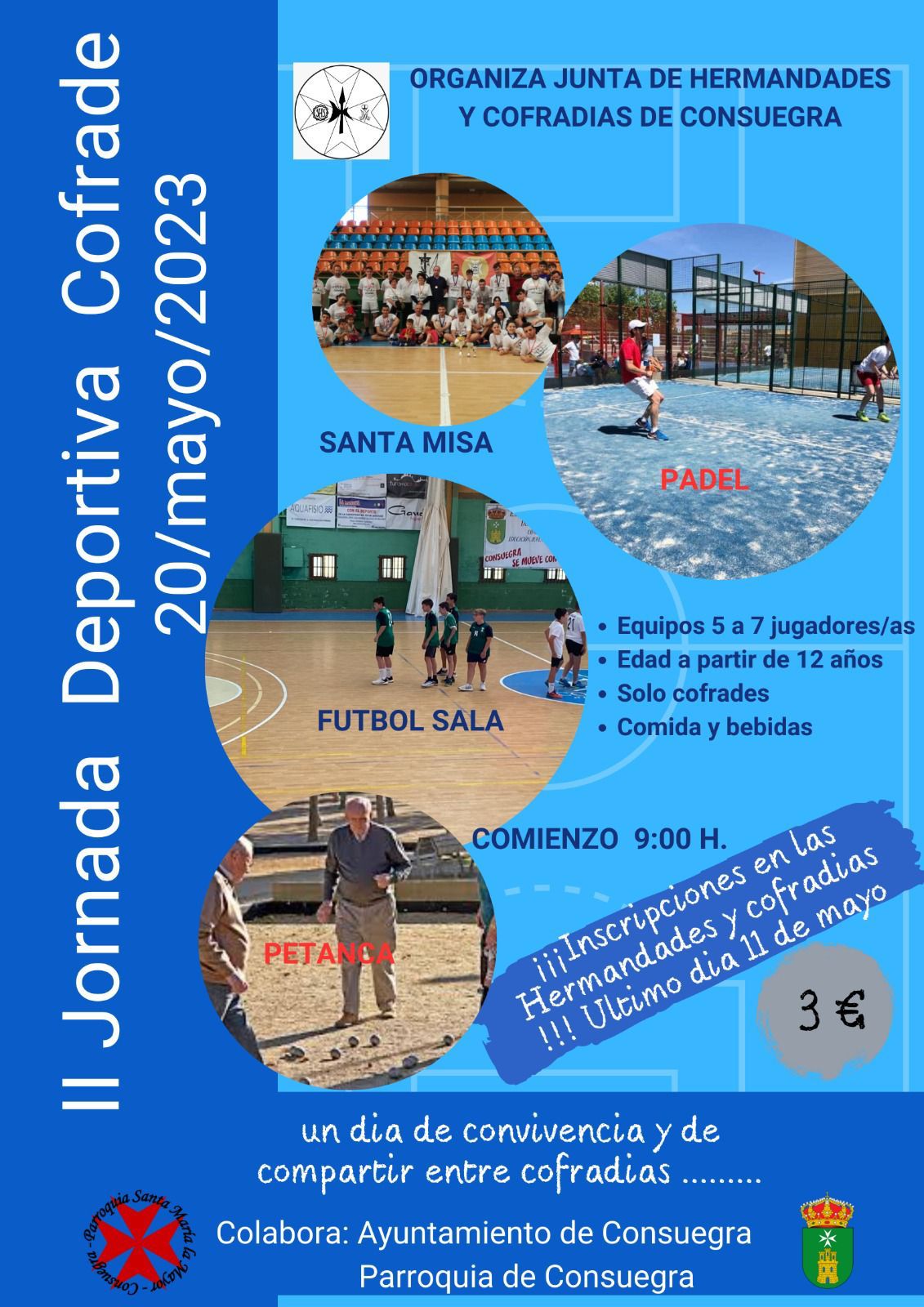 II Jornada Deportiva Cofrade Consuegra 2023
