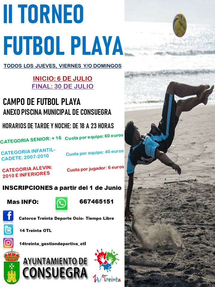 II Torneo de Fútbol Playa Consuegra 2023
