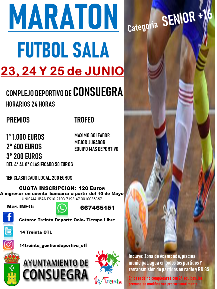 Maratón de Fútbol Sala Senior Consuegra 2023