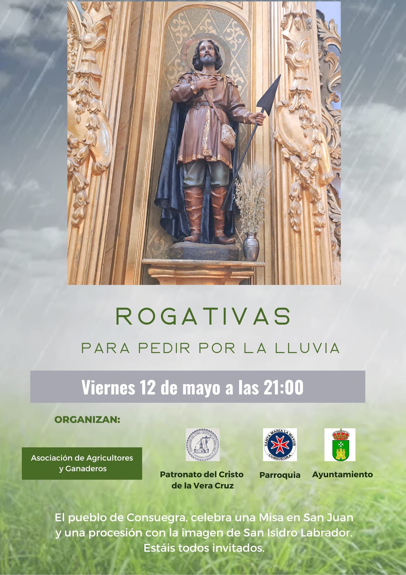 Rogativas para pedir por la lluvia