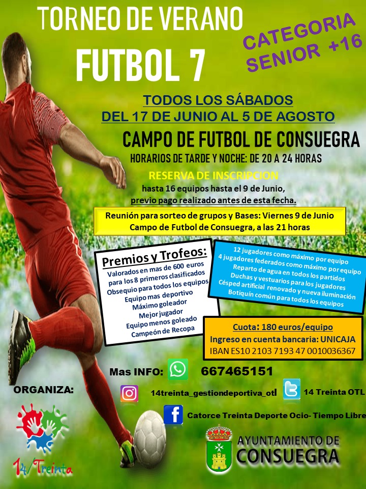 Torneo de Verano Fútbol 7 Consuegra 2023