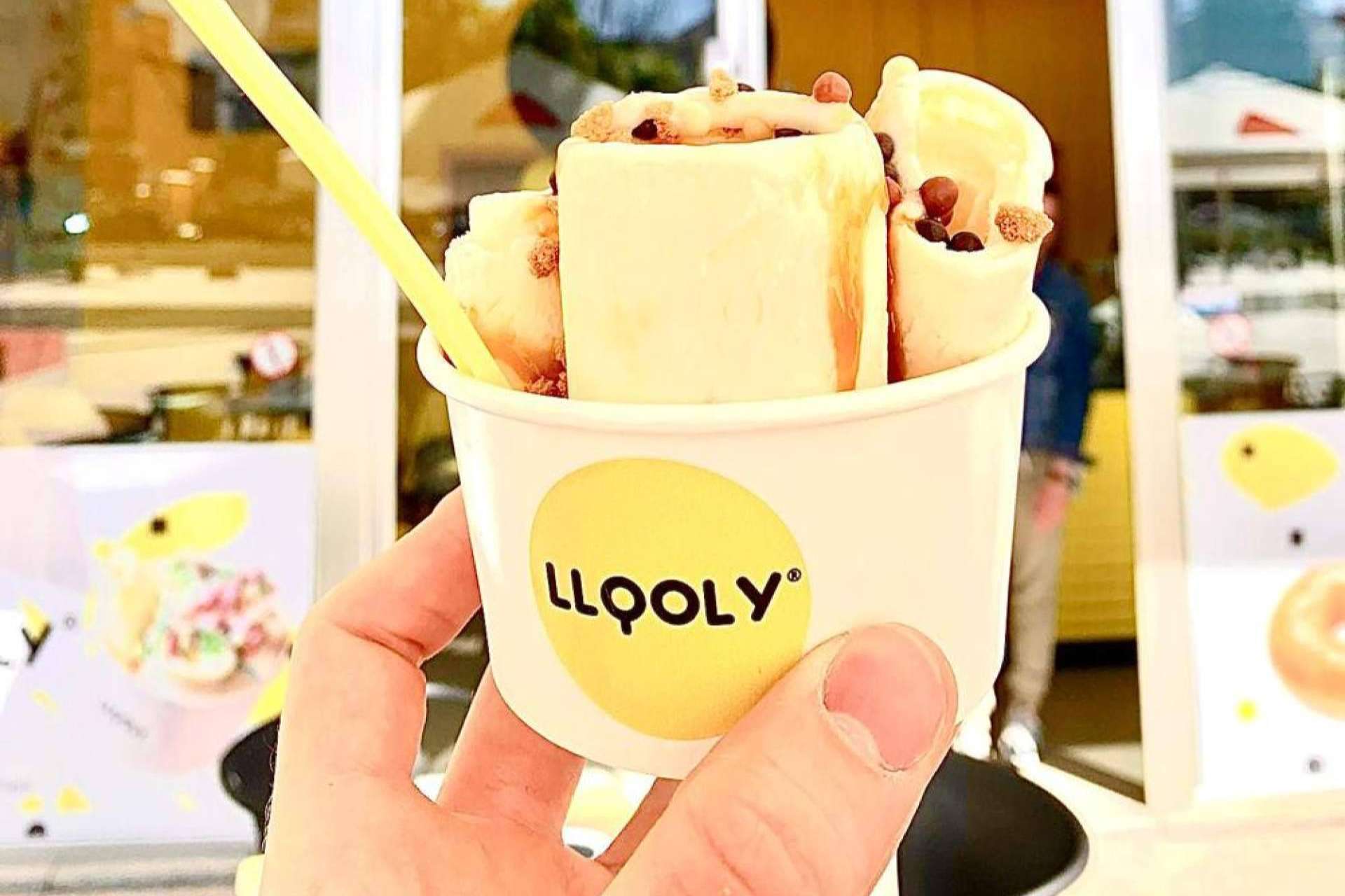 Ice Roll, el helado de moda de Llooly