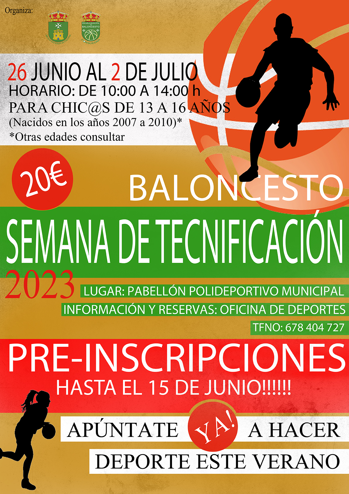 Baloncesto Semana de Tecnificación 2023