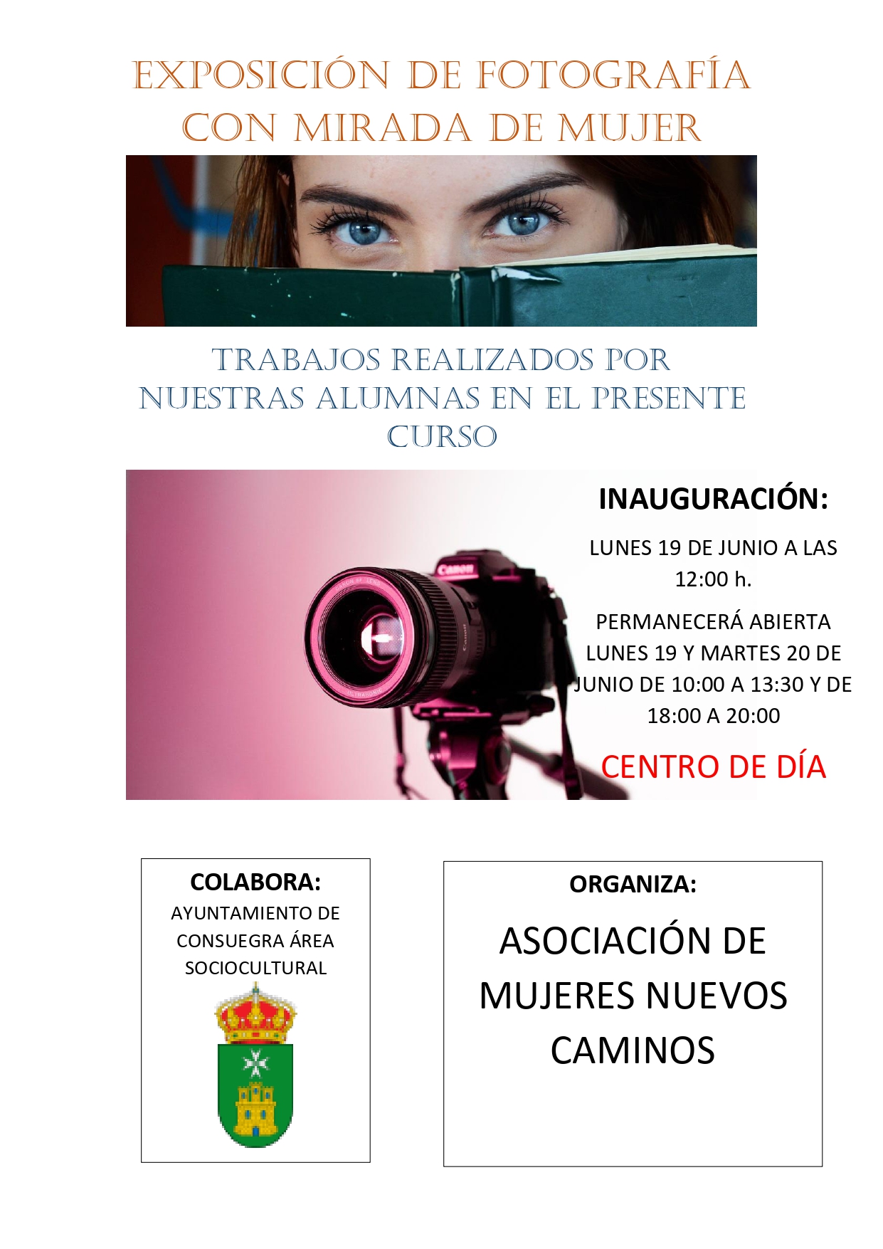 Exposición de Fotografía con mirada de Mujer en Centro de Día de Consuegra