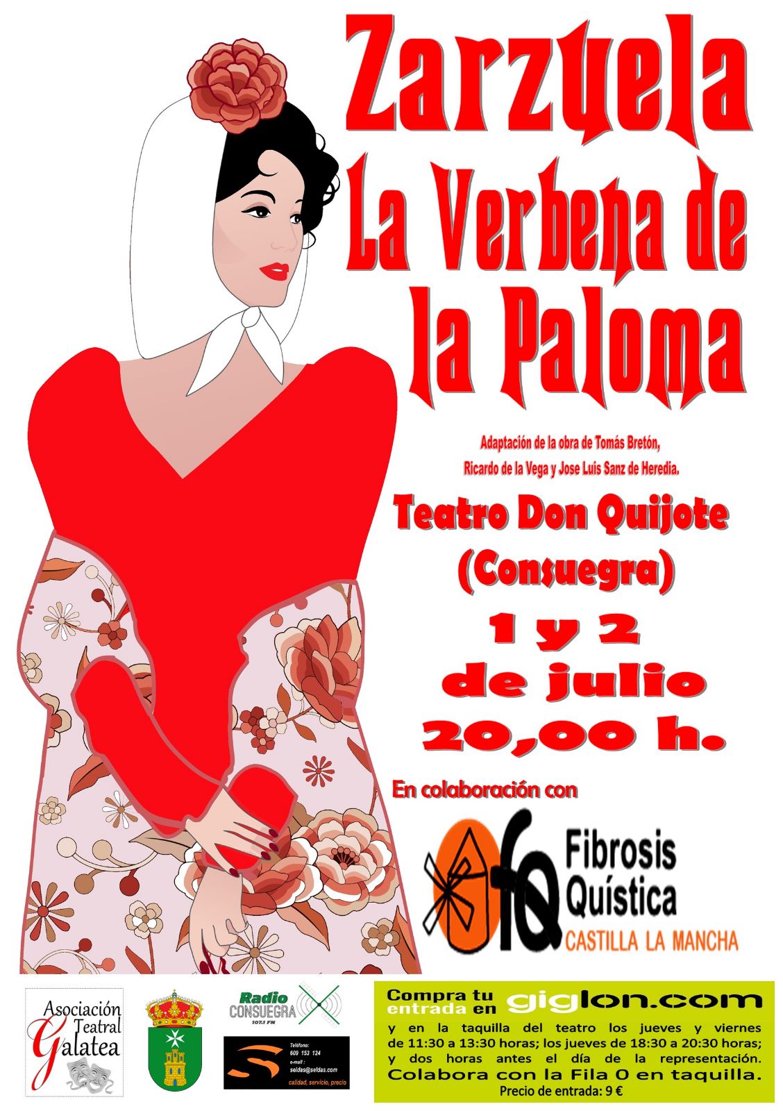 Zarzuela la Verbena de la Paloma (1 y 2 de julio)