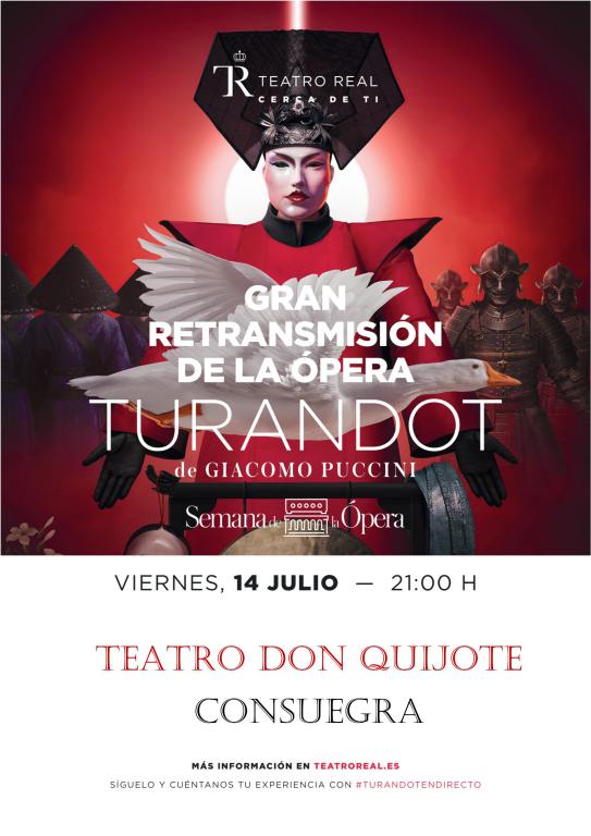 Retransmisión de la Ópera Turandot