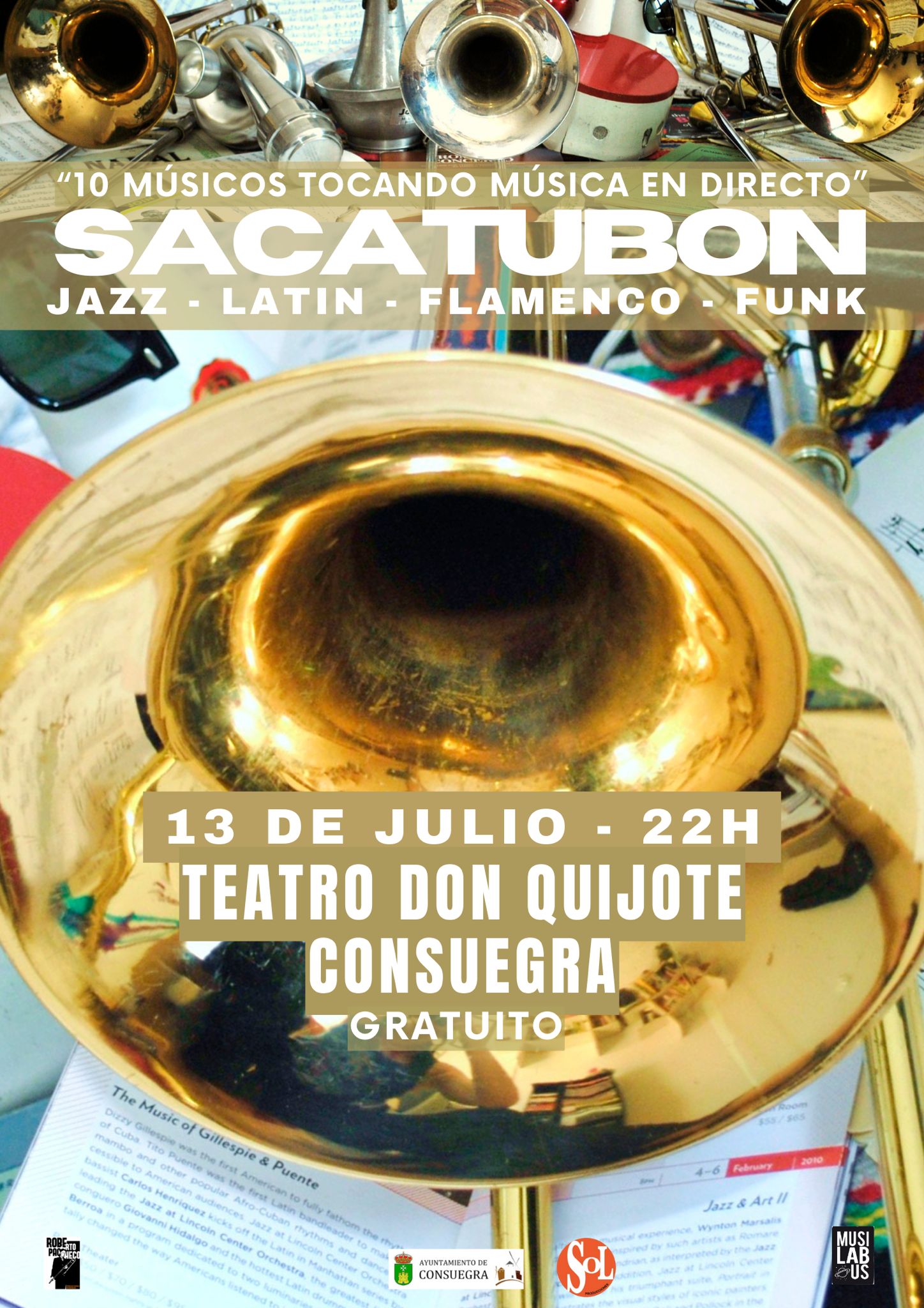 Sacatubón en directo (jazz, latin, flamenco, funk…)