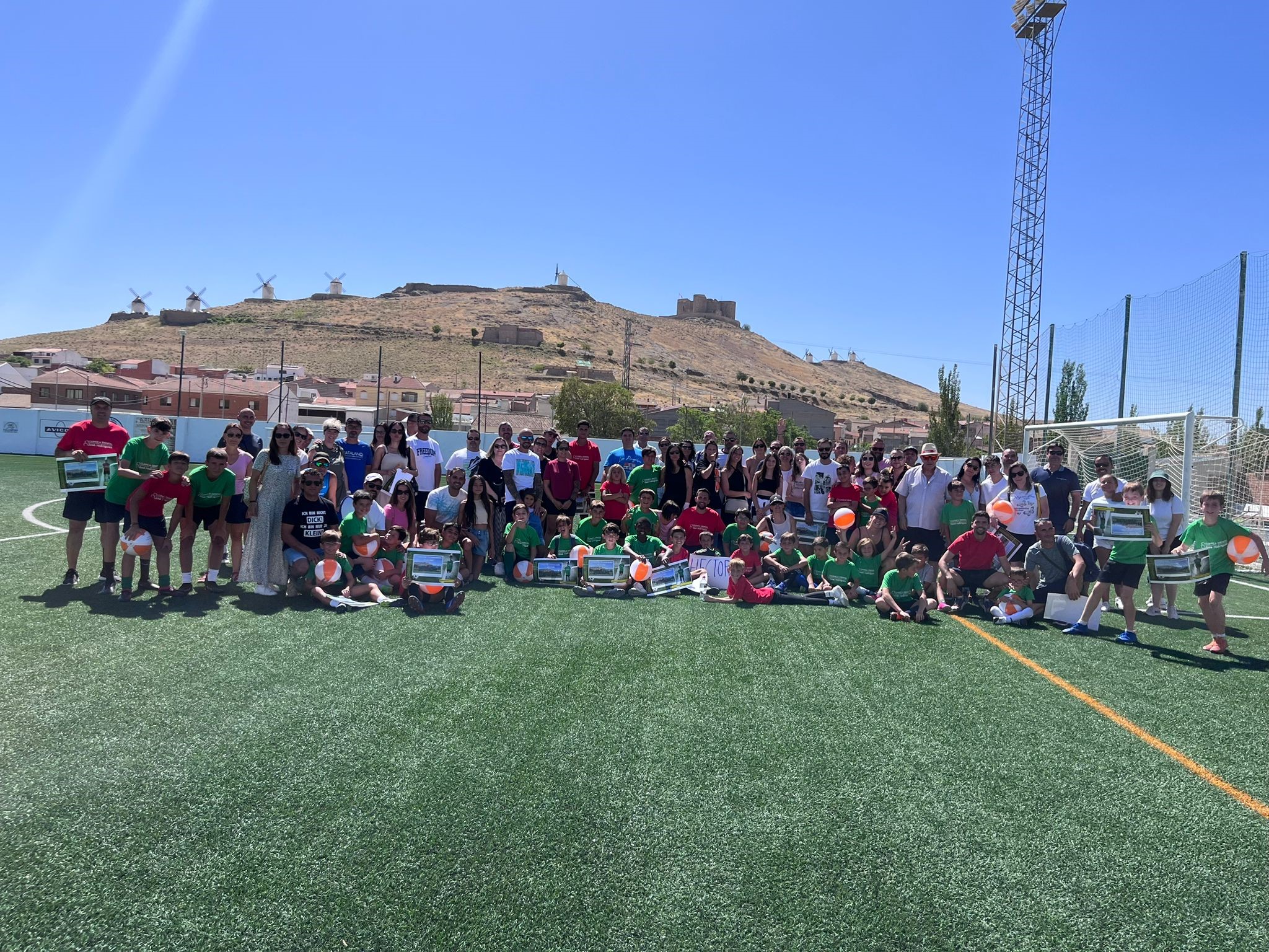 Clausura Campus de fútbol y tecnificación de Consuegra.