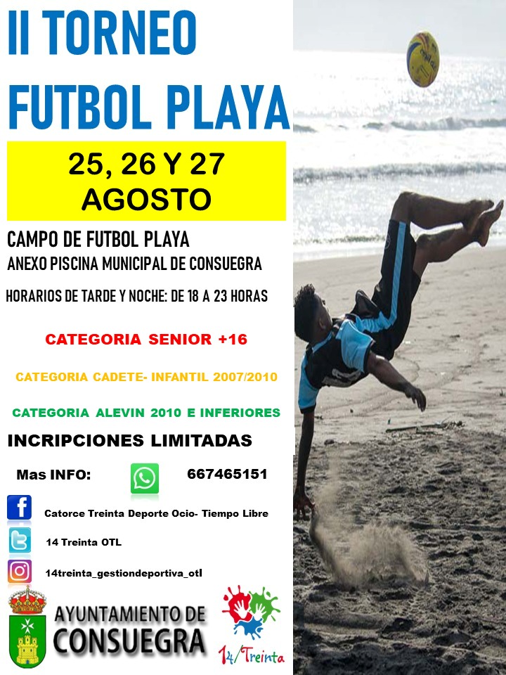 II Torneo de Fútbol Playa Consuegra (Agosto 2023)
