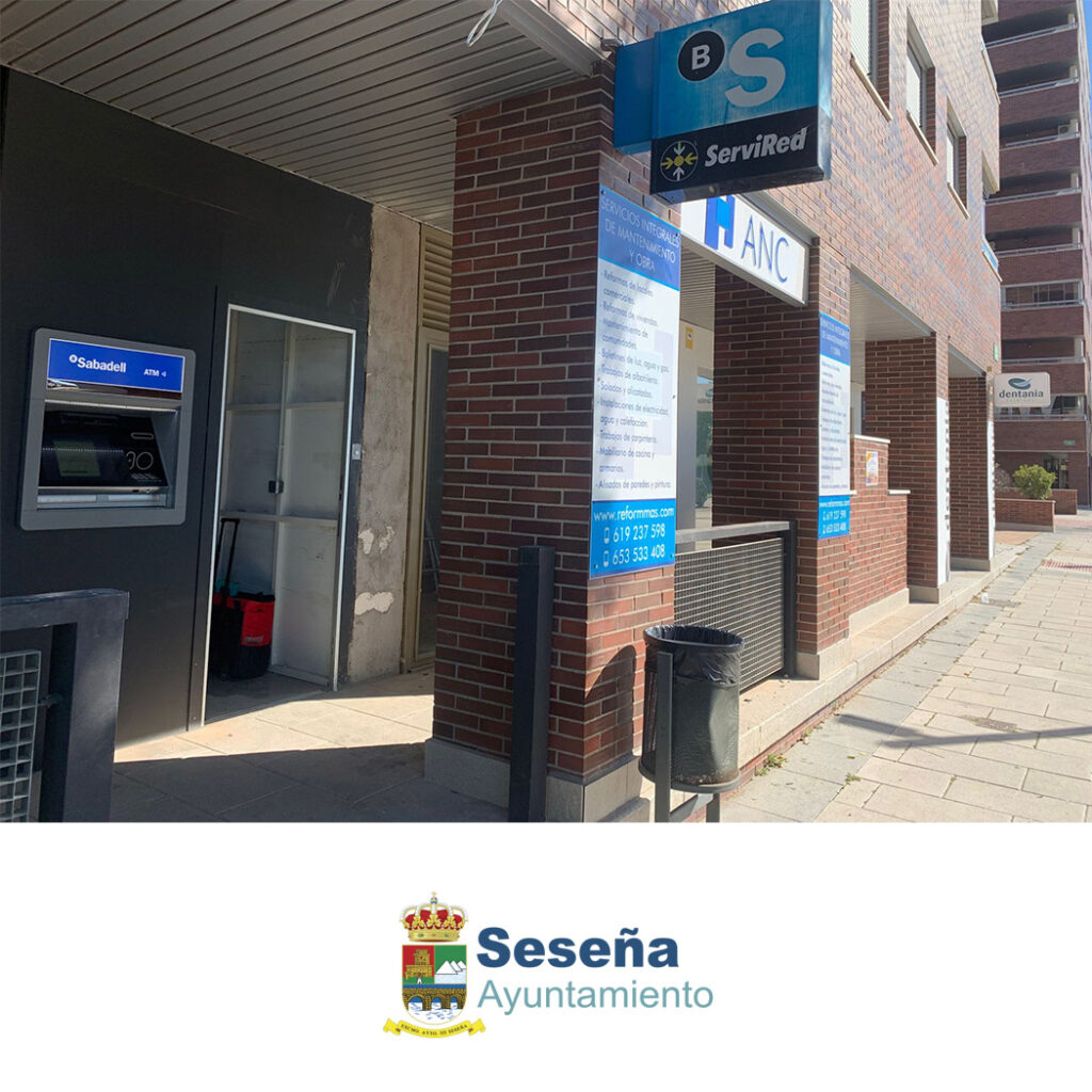 NUEVO CAJERO AUTOMÁTICO EN EL QUIÑON – Ayuntamiento de Seseña