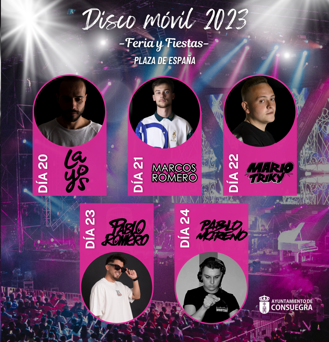 Disco Móvil Feria Consuegra 2023