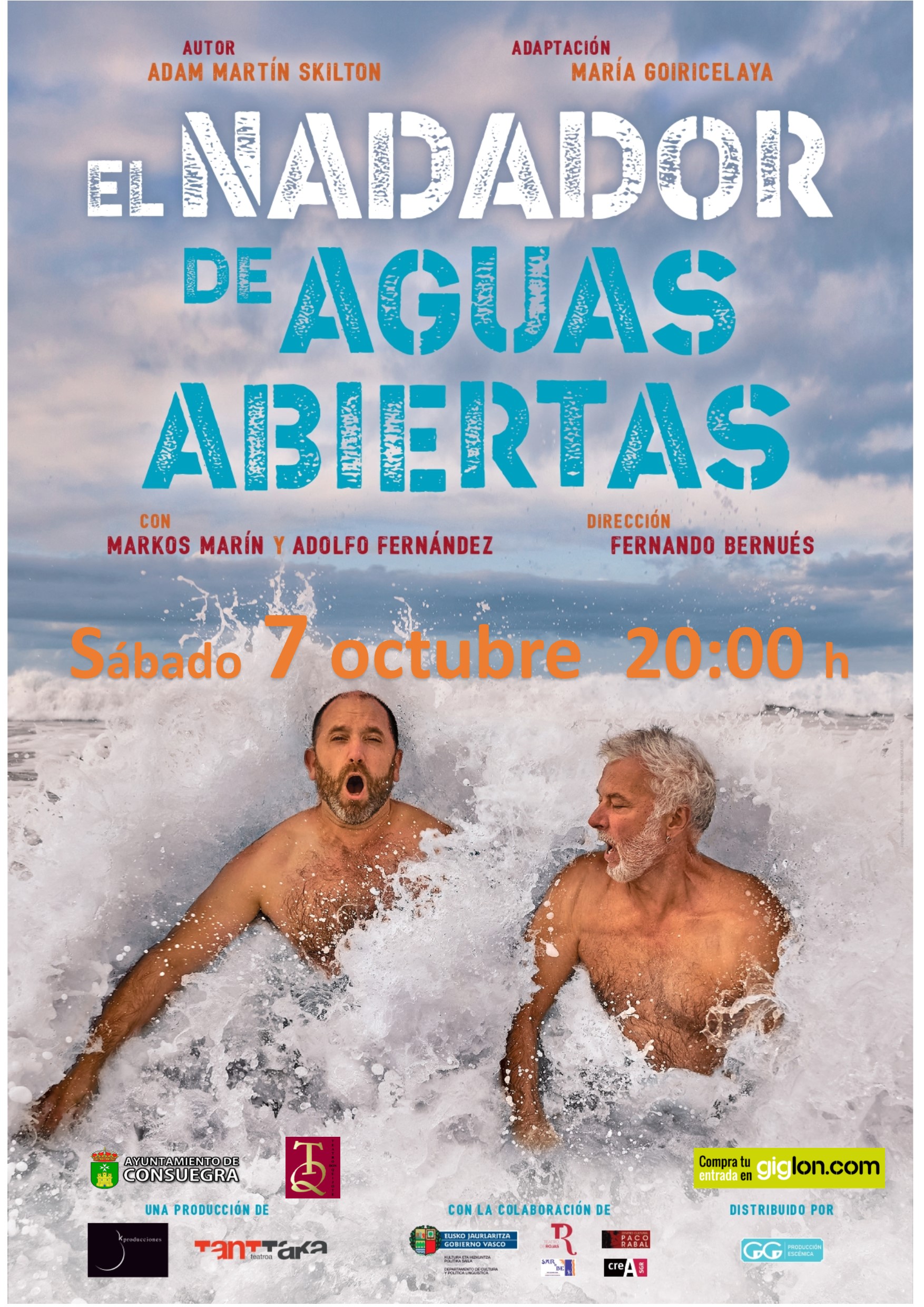 El nadador de aguas abiertas, K producciones y Tannttaka Teatroa