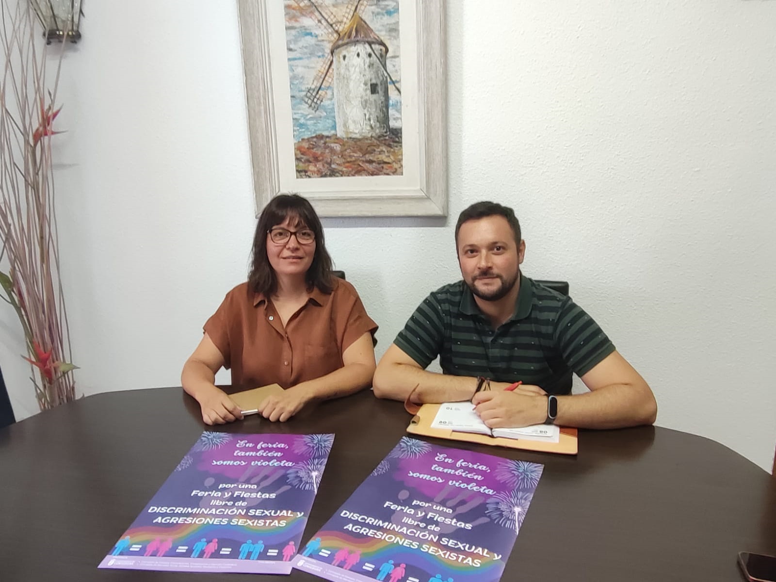 En feria, también somos violeta