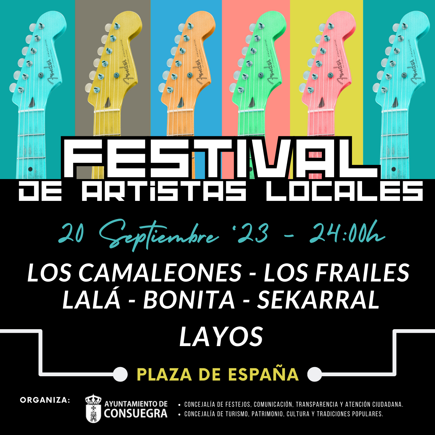 Ferias Consuegra 2023. Festival de Artistas Locales