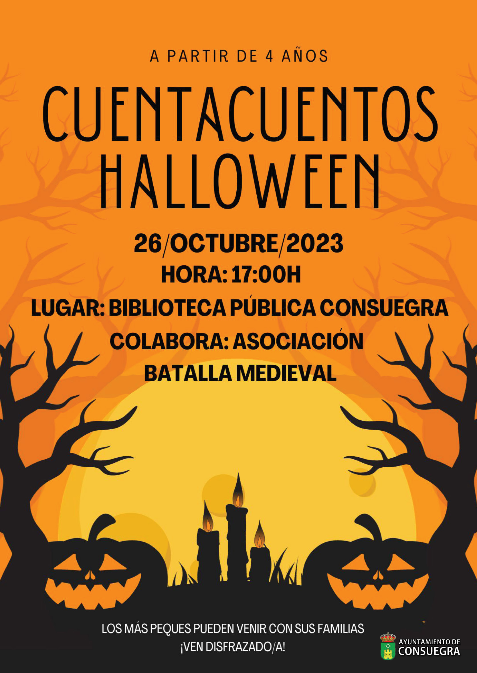 Cuentacuentos HALLOWEEN en la Biblioteca Municipal