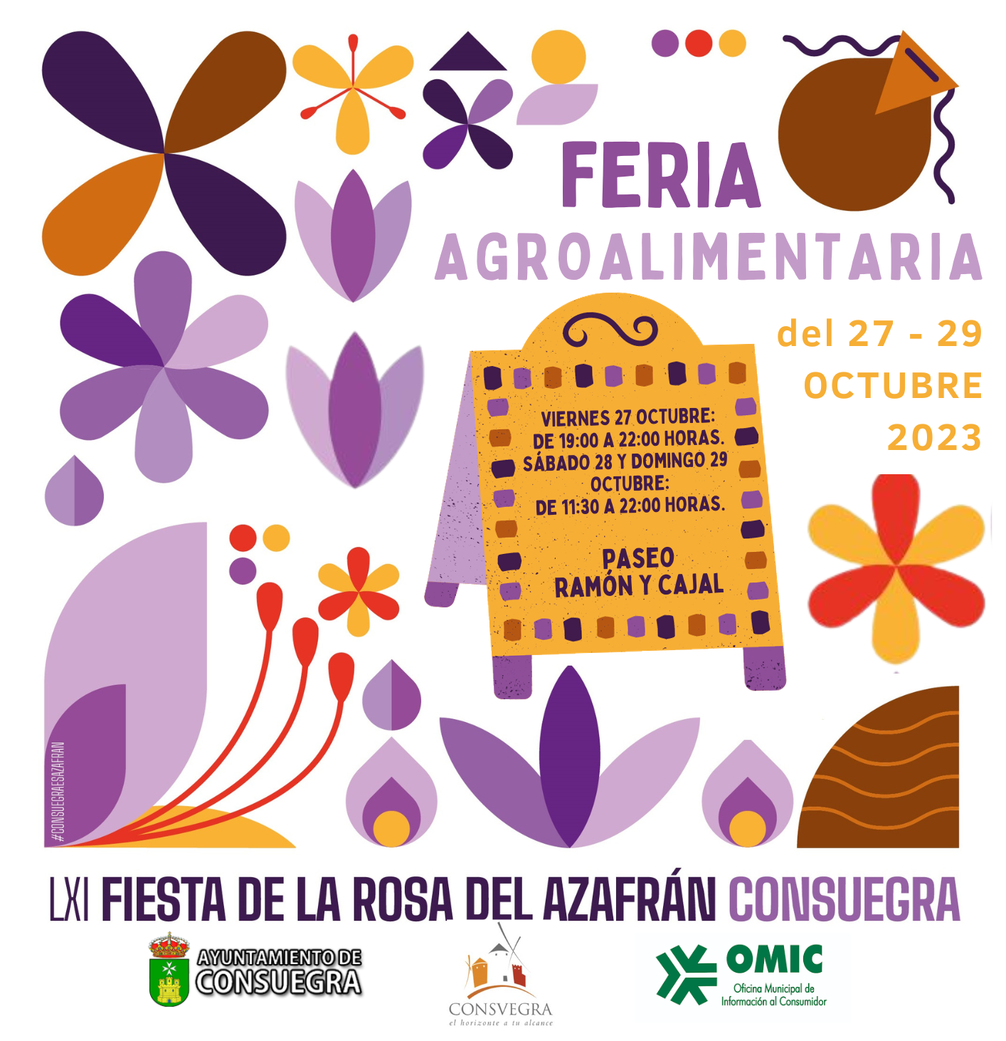 FERIA AGROALIMENTARIA LXI Rosa del Azafrán 2023. Convocatoria