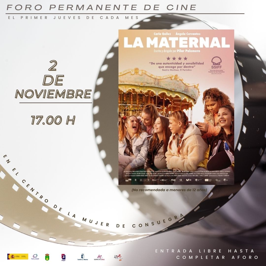 Foro de Cine Centro de la Mujer «LA MATERNAL» (jueves 5 de noviembre)