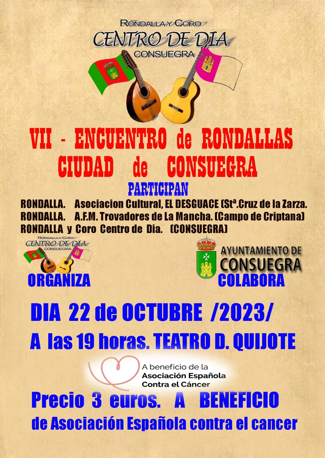 VII Encuentro de Rondallas Ciudad de Consuegra 2023
