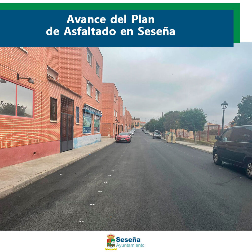 🚧 Avance del Plan de Asfaltado en Seseña 🛣